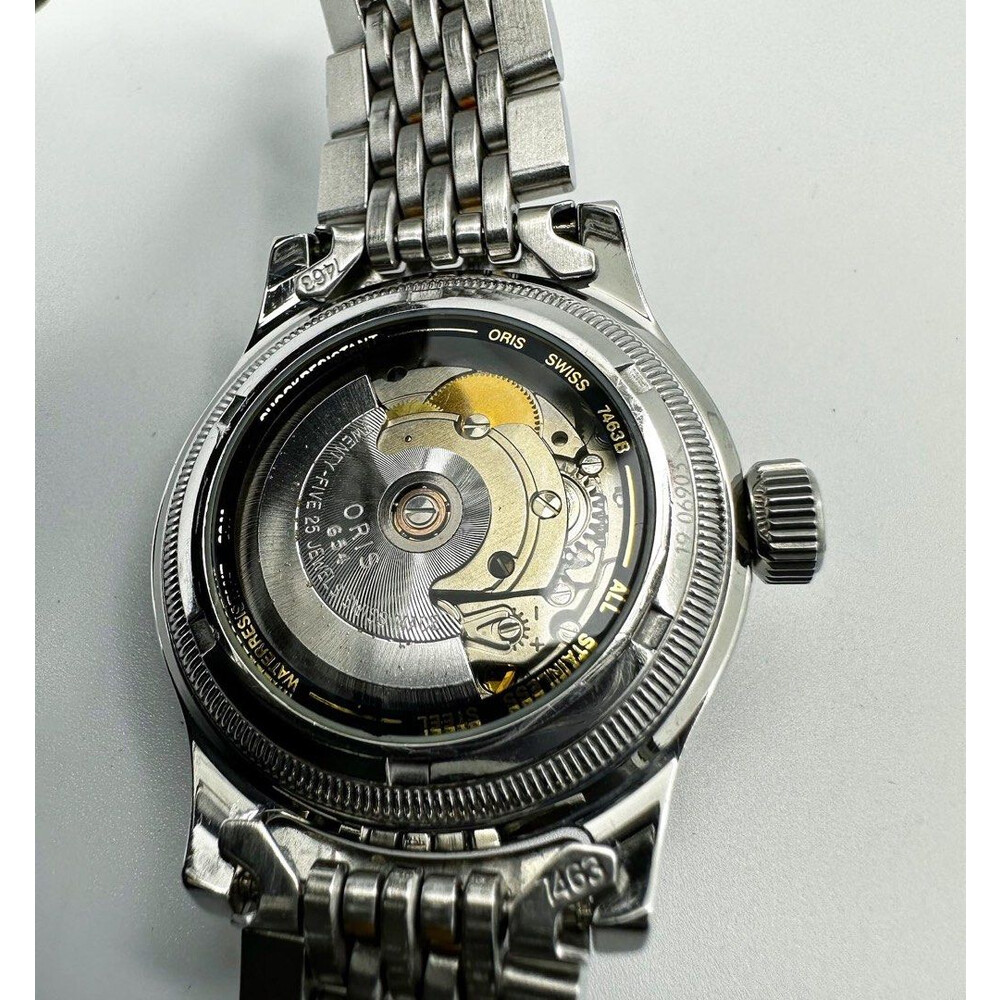 SOLD 36mm Oris Big Crown Pointer Date 2 Tone Coin Edge E S Watches